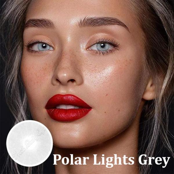 Polar Lights Grey - Цветни контактни лещи С ДИОПТЪР