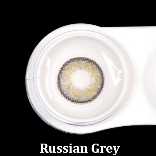 Russian Grey - Цветни контактни лещи С ДИОПТЪР