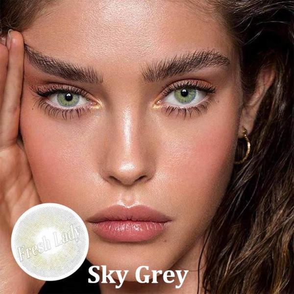 Sky Grey - Цветни контактни лещи