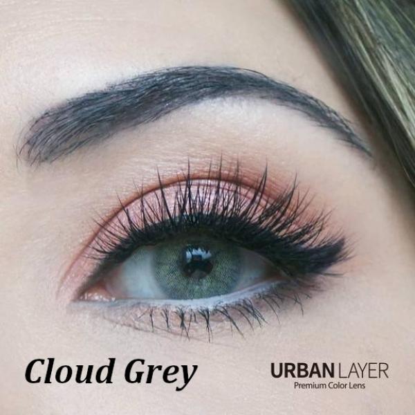 Cloud Gray -  цветни контактни лещи С ДИОПТЪР