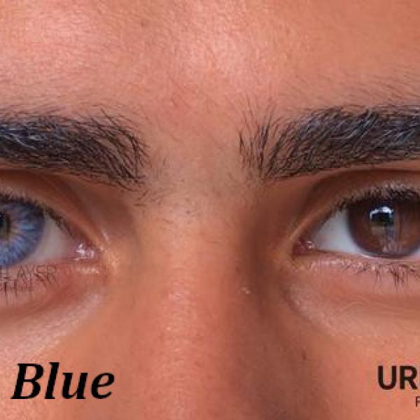 Monet Blue -  цветни контактни лещи С ДИОПТЪР