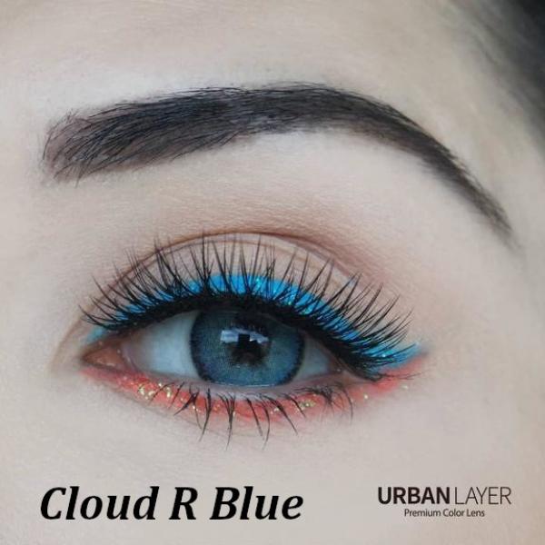 Cloud R Blue -  цветни контактни лещи С ДИОПТЪР