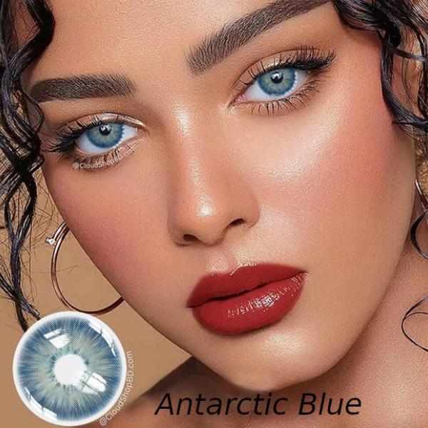 Antarctic Blue - цветни контактни лещи 